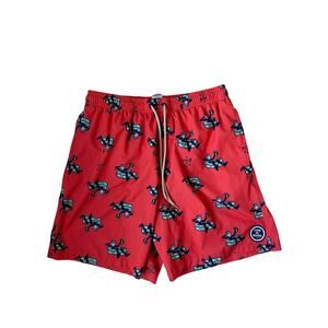 Life Is Good 6.5" Swim Trunks (Jake Pool Party Coral) - Medium